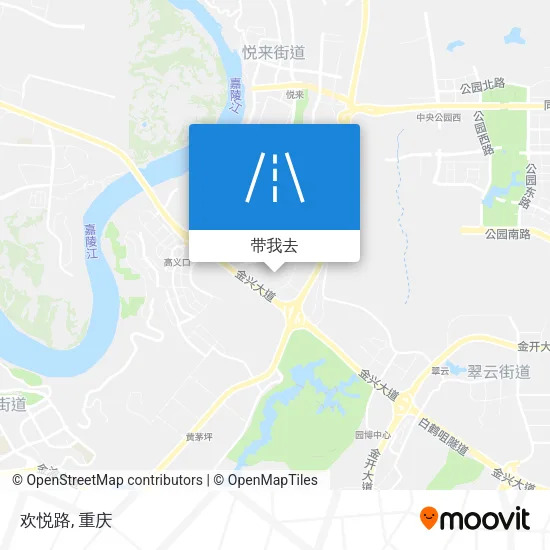 欢悦路地图
