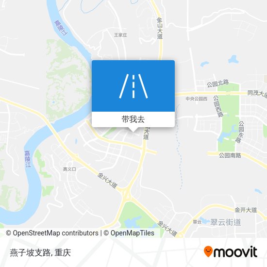 燕子坡支路地图