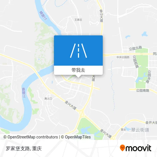 罗家堡支路地图