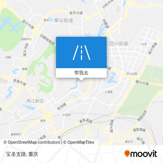 宝圣支路地图
