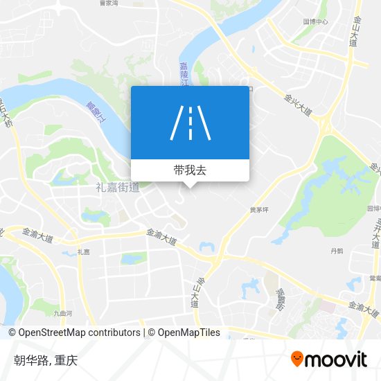 朝华路地图