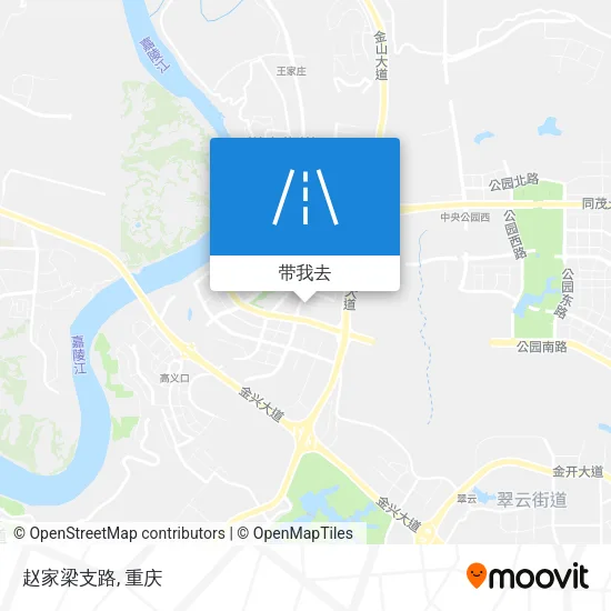 赵家梁支路地图