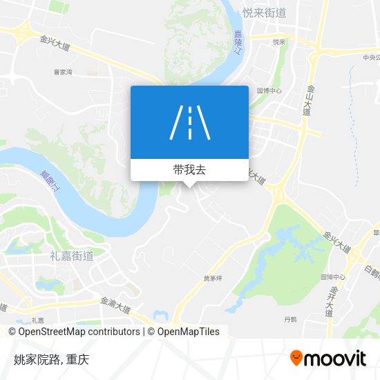 姚家院路地图