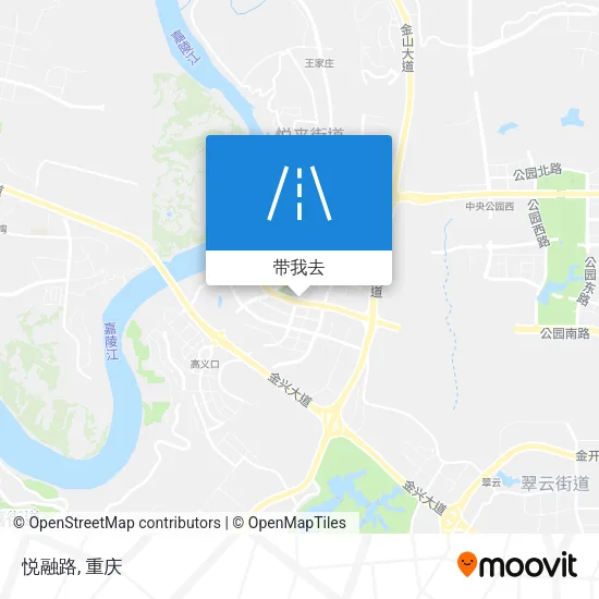 悦融路地图