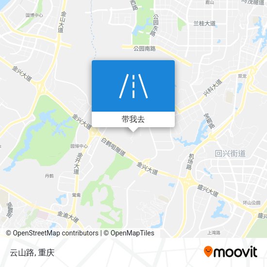 云山路地图
