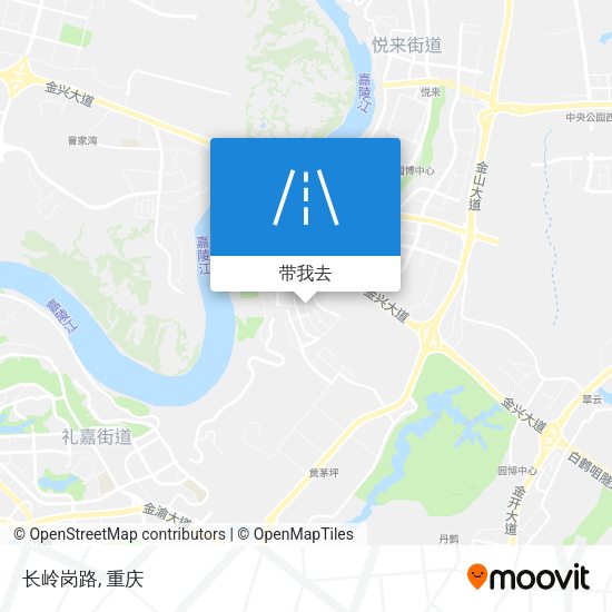 长岭岗路地图