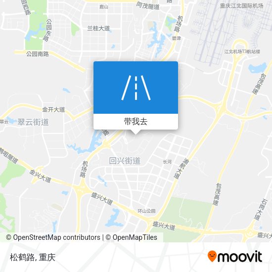 松鹤路地图