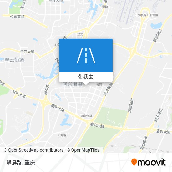 翠屏路地图