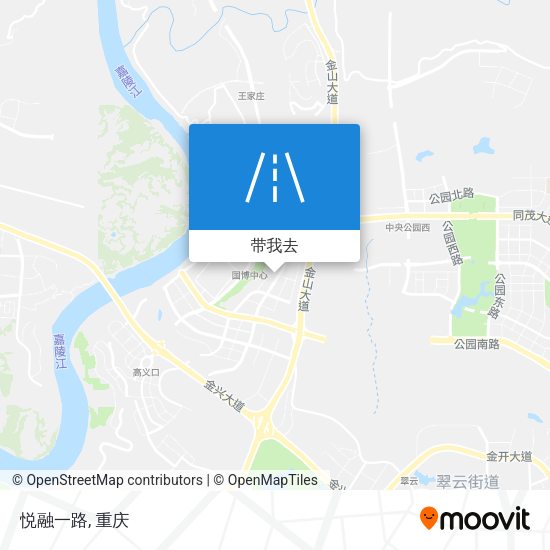 悦融一路地图