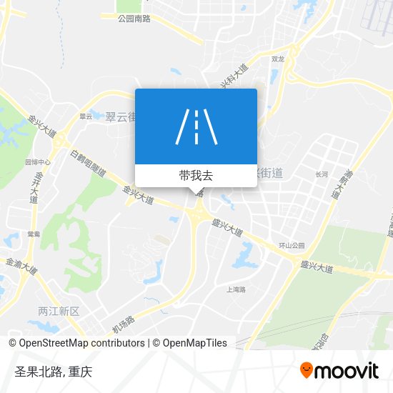 圣果北路地图