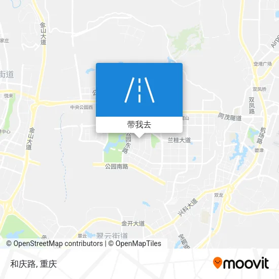 和庆路地图