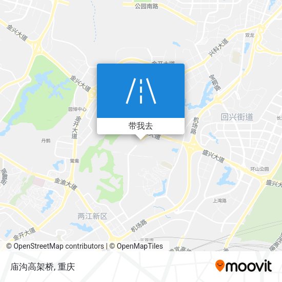 庙沟高架桥地图