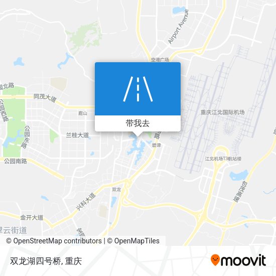 双龙湖四号桥地图