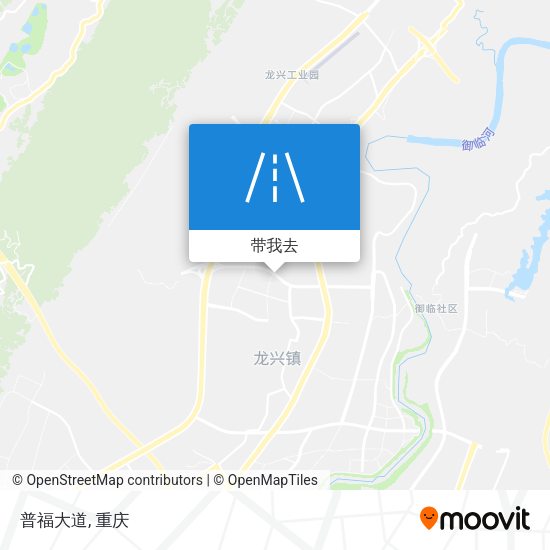 普福大道地图