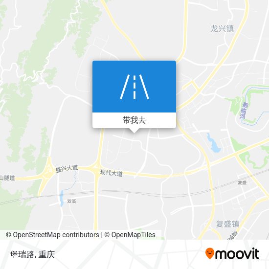 堡瑞路地图