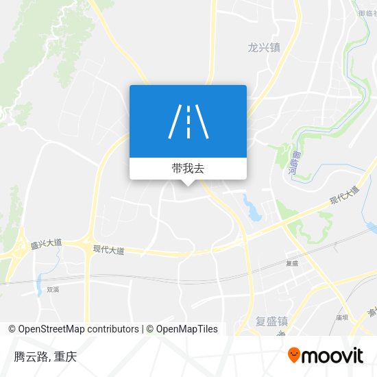 腾云路地图