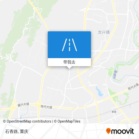 石香路地图