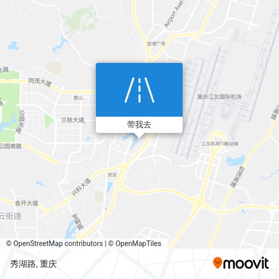 秀湖路地图