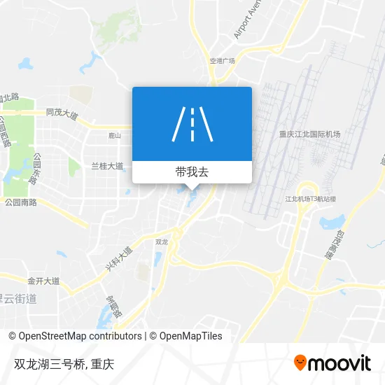 双龙湖三号桥地图