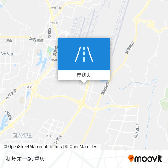 机场东一路地图