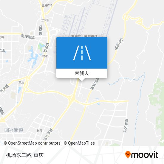 机场东二路地图
