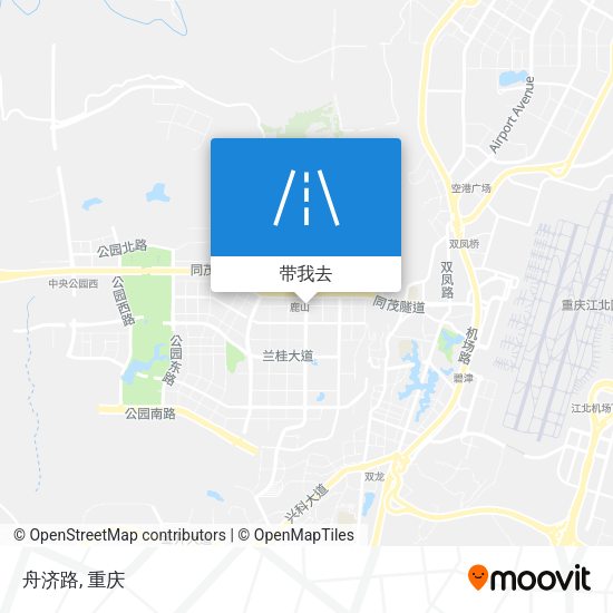 舟济路地图