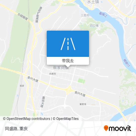 同盛路地图