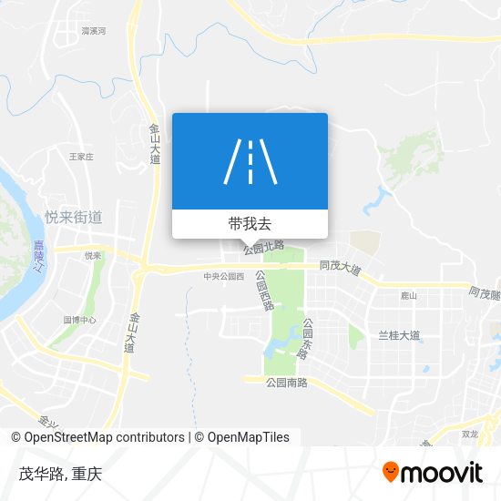 茂华路地图