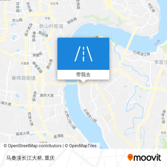 马桑溪长江大桥地图