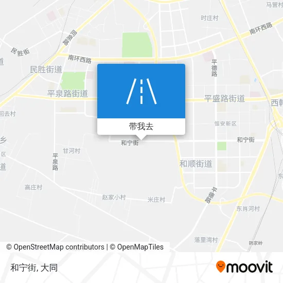 和宁街地图