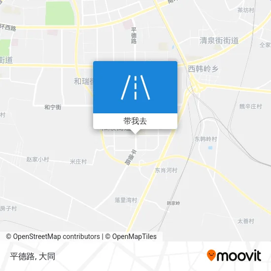 平德路地图