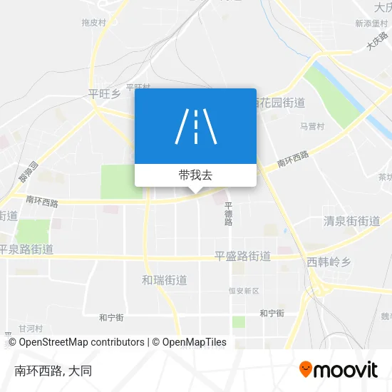 南环西路地图