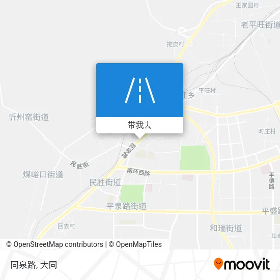 同泉路地图