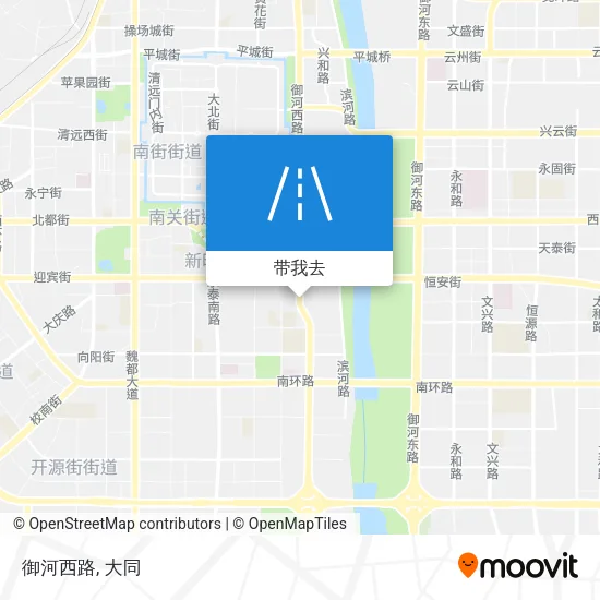 御河西路地图