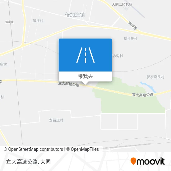 宣大高速公路地图