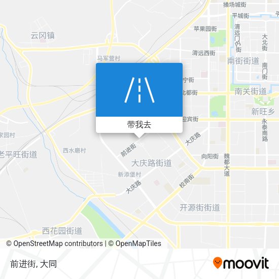 前进街地图