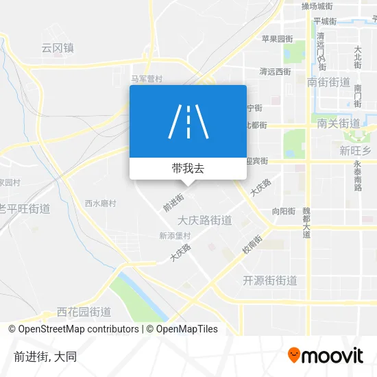 前进街地图