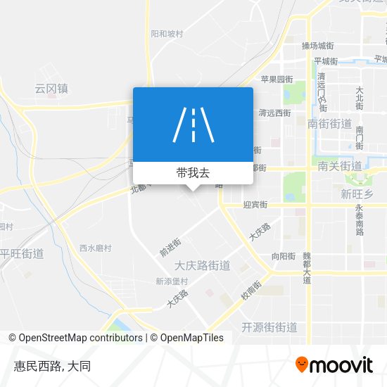 惠民西路地图