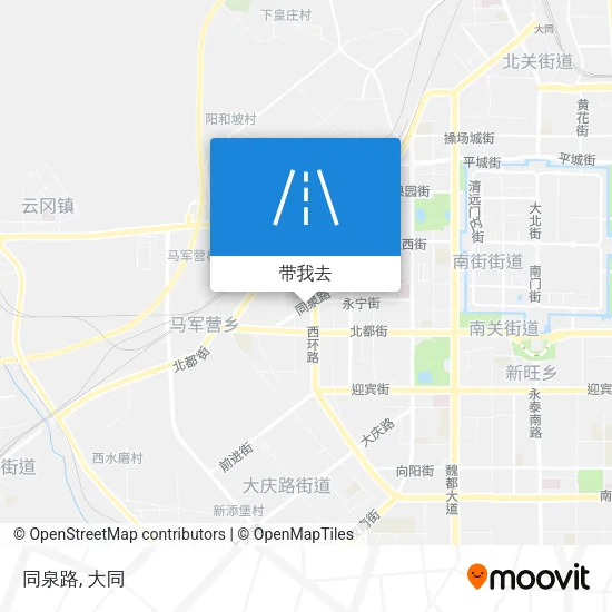 同泉路地图