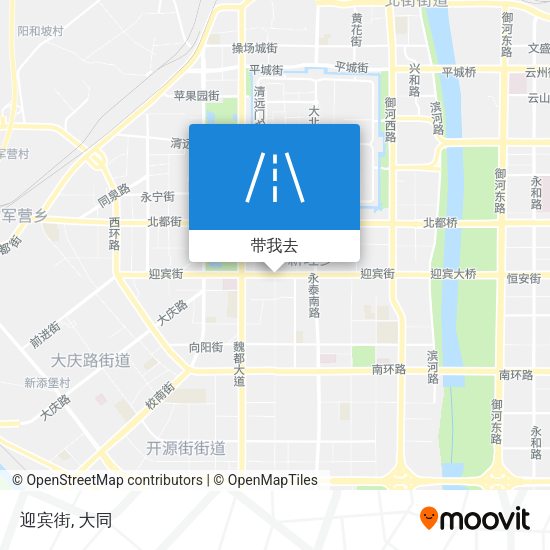 迎宾街地图