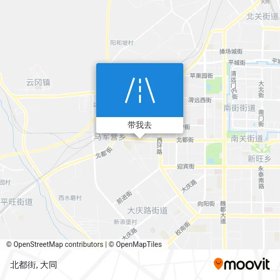 北都街地图