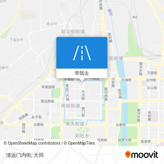 清远门内街地图