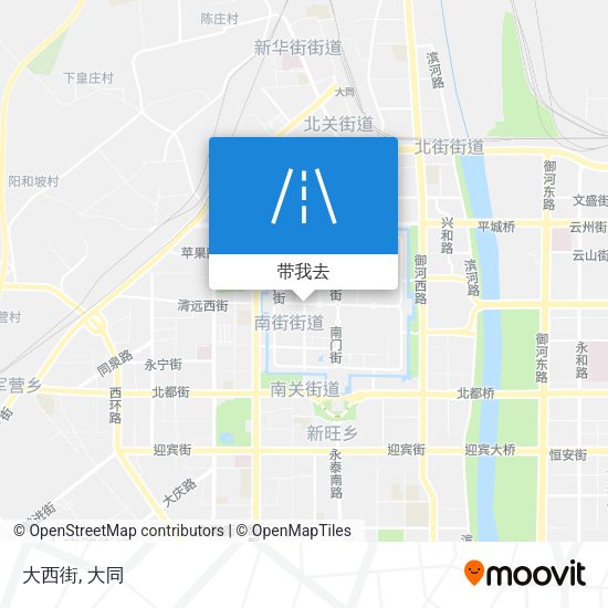 大西街地图