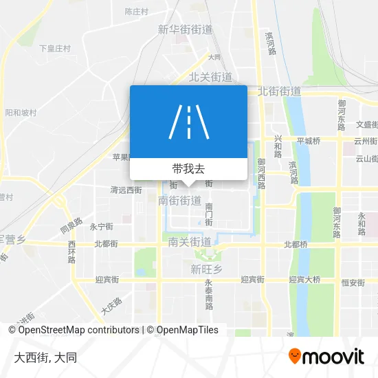 大西街地图