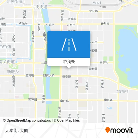天泰街地图