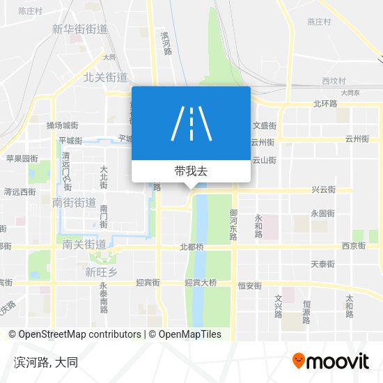 滨河路地图