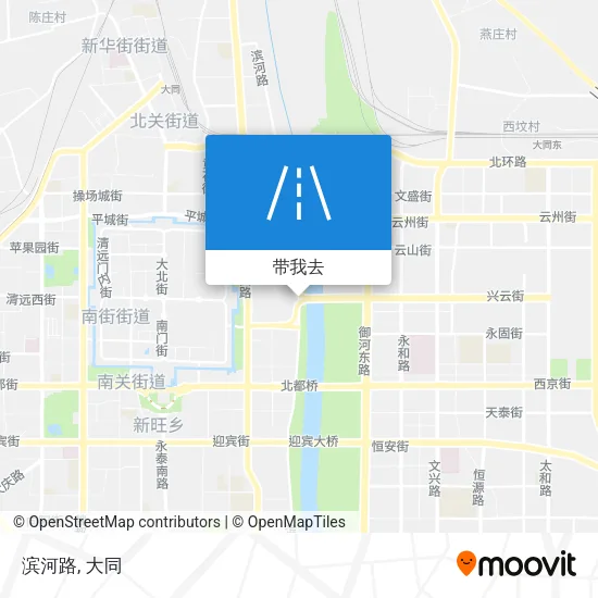 滨河路地图