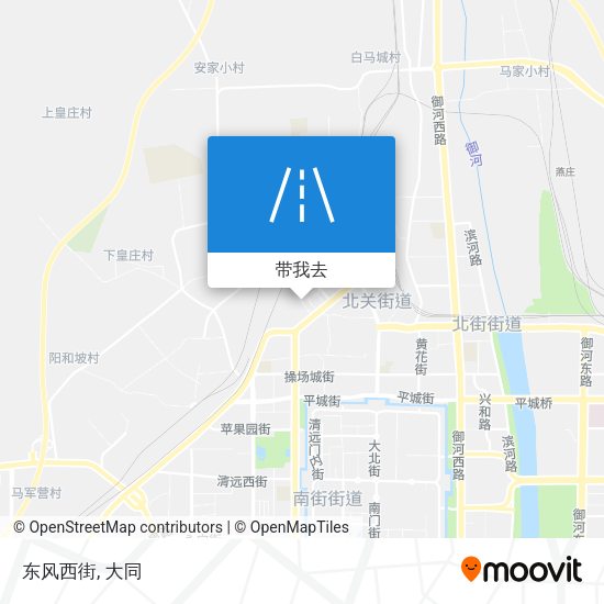 东风西街地图
