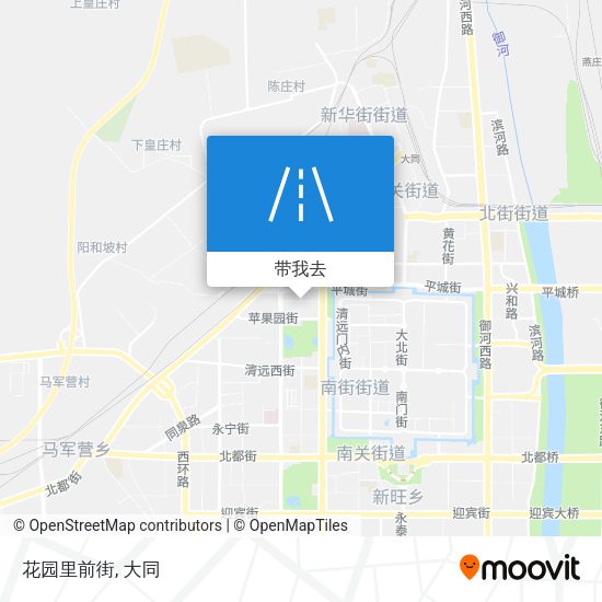 花园里前街地图