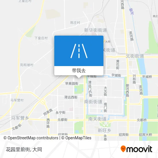 花园里前街地图